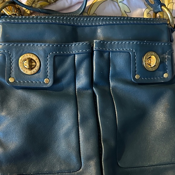 Marc Jacob’s  Blue Leather Crossbody Bag - Picture 2 of 9
